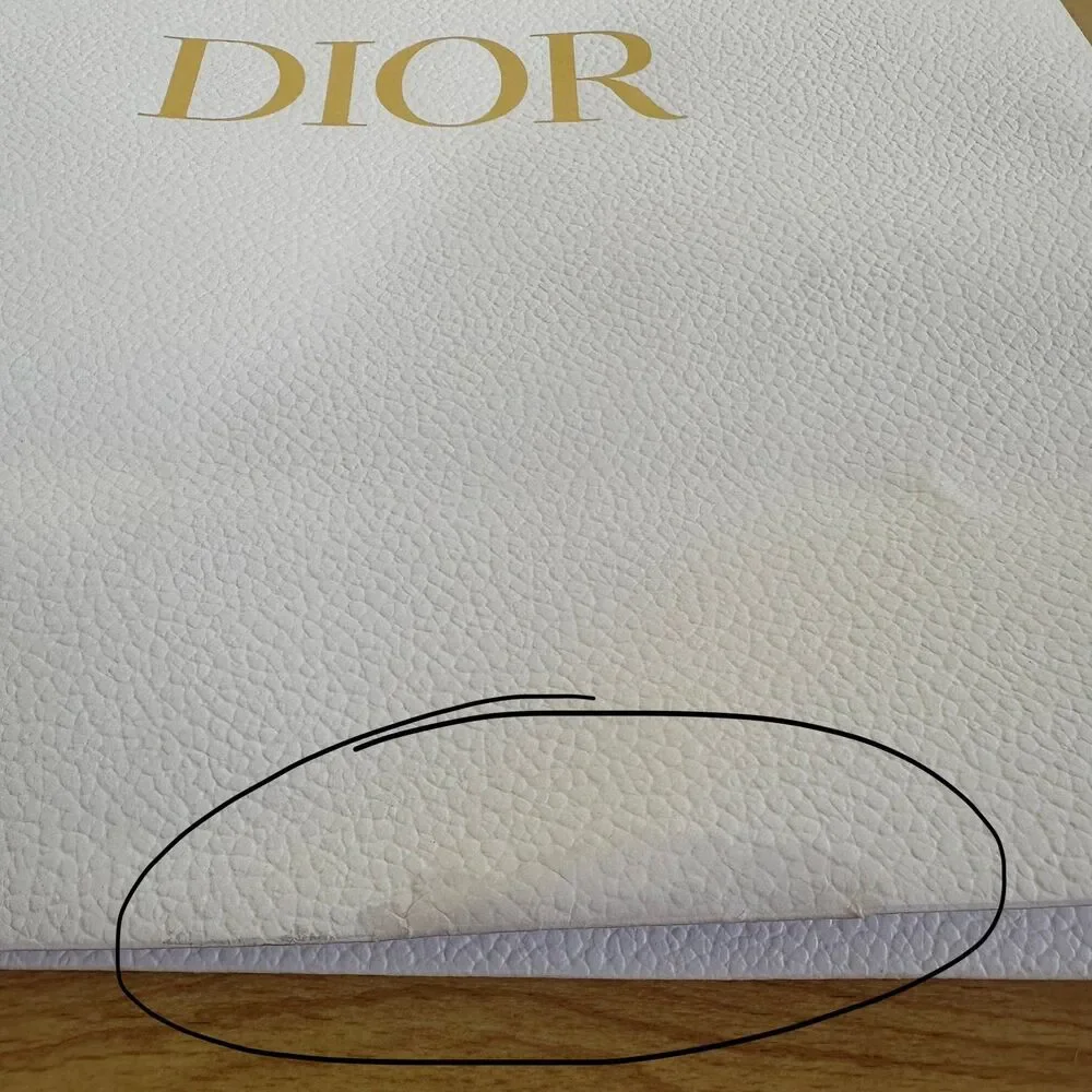 Dior Paper Shopping Bag - white large, 17.25